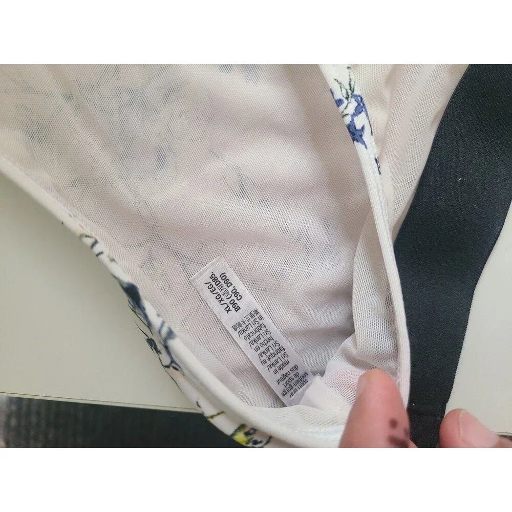 Victoria's Secret Pink Ultimate Sports Bra XL Floral Retro Y2K Athleisure